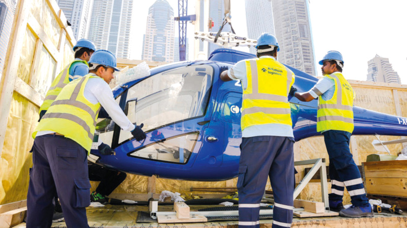 «الفطيم اللوجستية» تفتتح قسم خدمات للطيران