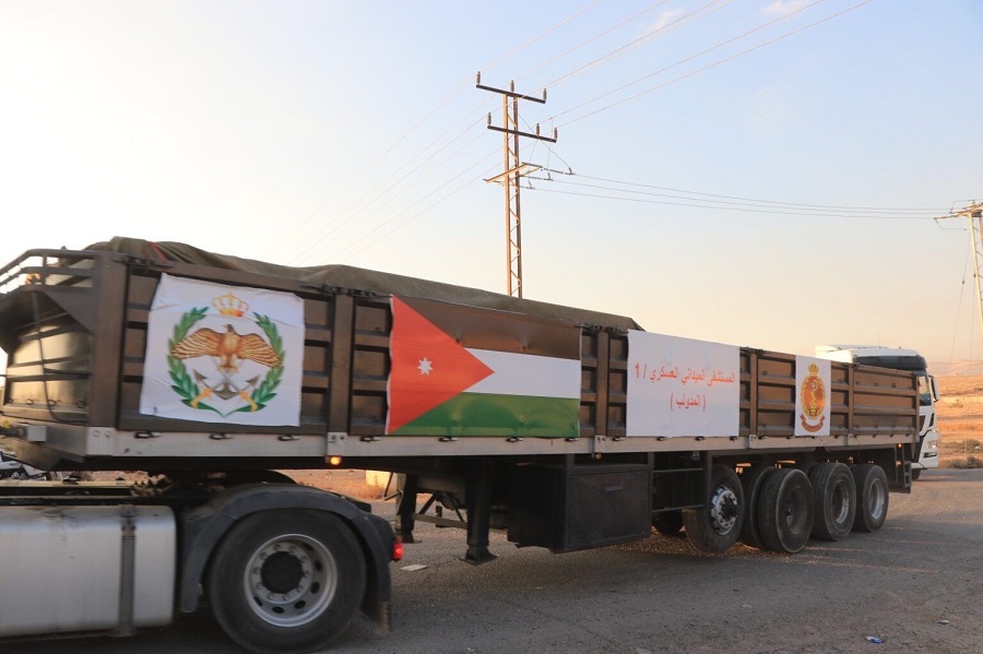 الأردن يرسل مستشفى ميدانيا إلى نابلس بالضفة الغربية