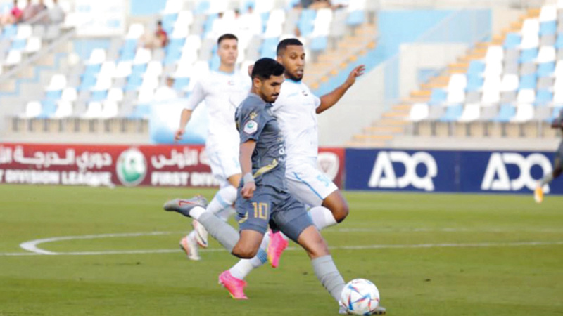 دبا يكتفي بالتعادل مع الظفرة.. وانتصارات العروبة مستمرة