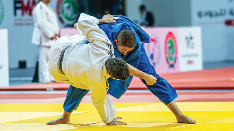 39 ميدالية لأبطال الإمارات في افتتاح «جودو الأندية العربية»