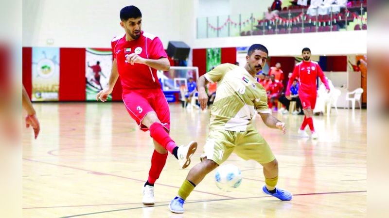 البطائح يهزم خورفكان بخماسية في دوري الصالات