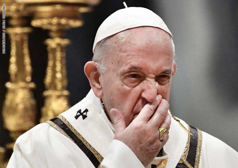 البابا يغيب عن ظهوره الاسبوعي بنافذة الفاتيكان لهذا السبب