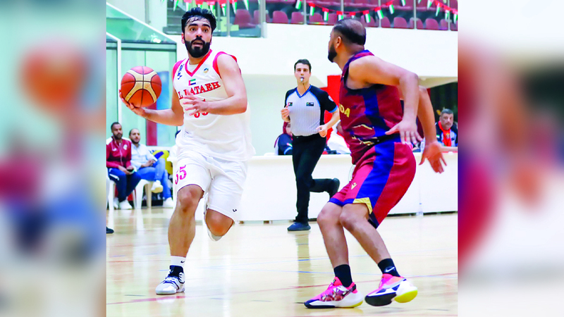 فوز الشارقة والبطائح في دوري السلة