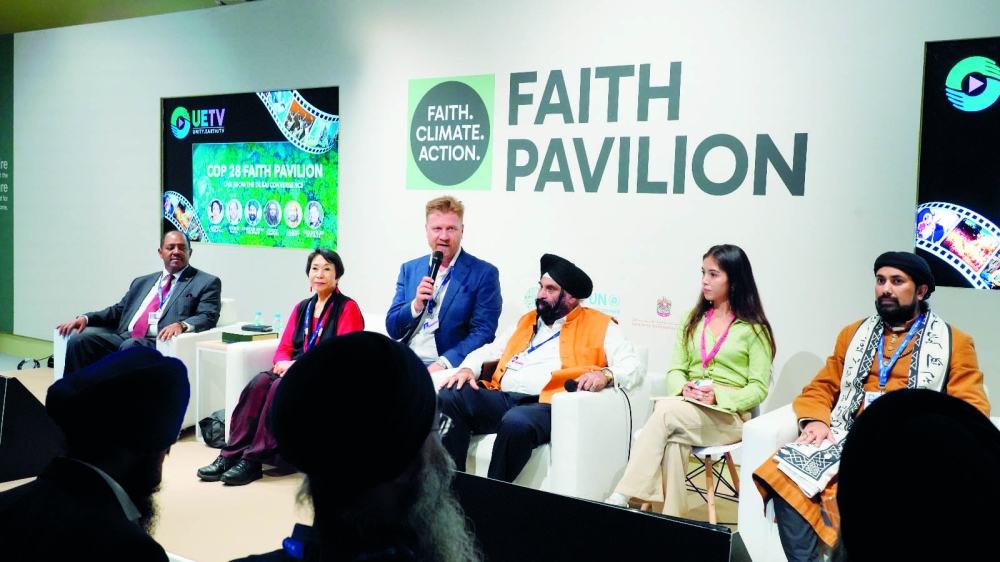 جناح الأديان في «كوب 28».. منارة للأمل