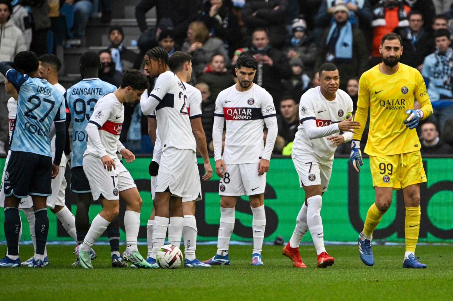 مبابى ينقذ سان جرمان من خطأ الحارس المتهور دوناروما (فيديو)