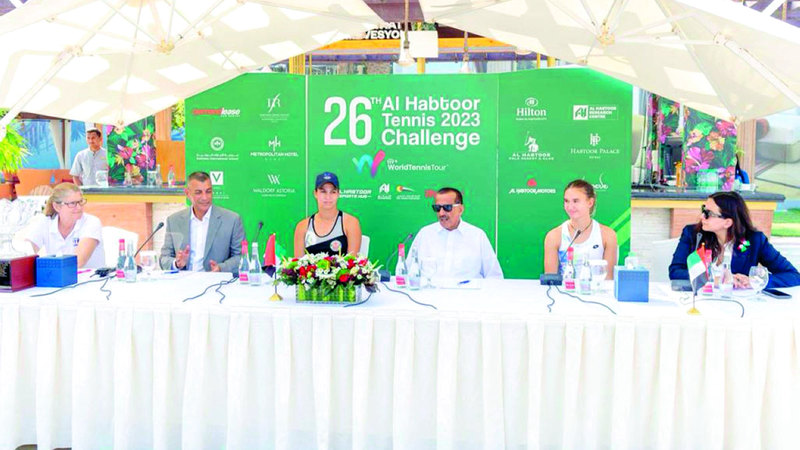 88 لاعبة ينافسن على لقب «تحدي الحبتور للتنس»