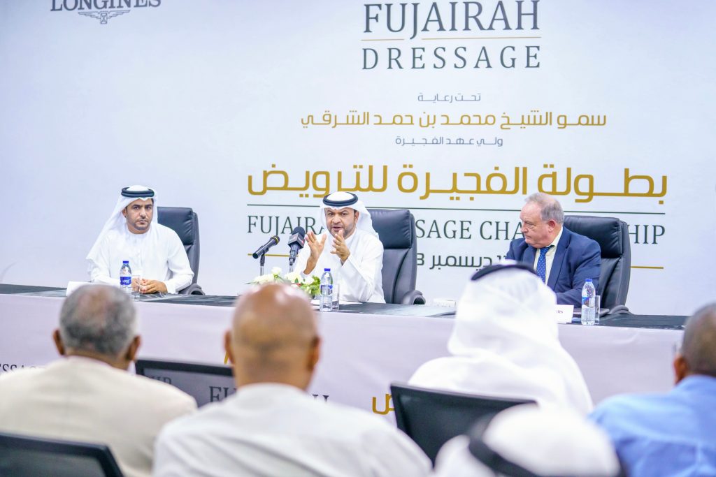 الفجيرة تنظم 3 بطولات للترويض والقفز وجمال الخيل العربي