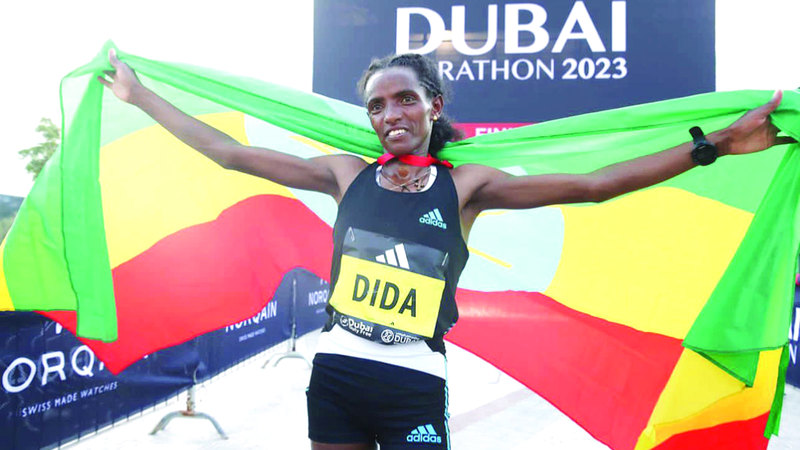 الإثيوبية ديدا تعود إلى «ماراثون دبي»