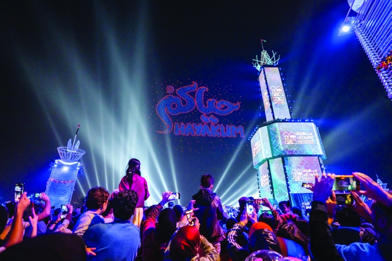 مهرجان الشيخ زايد: 5000 طائرة «درون» و100 ألف بالون طائر للاحتفال بالعام الجديد