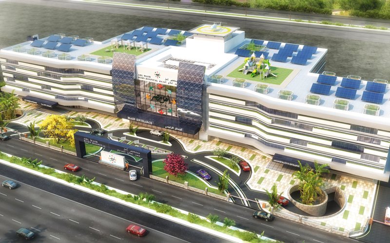 وفد الهلال الأحمر الإماراتي يتفقد مستشفى أهل مصر لعلاج الحروق