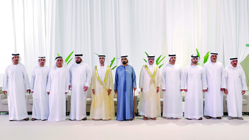 محمد بن راشد يحضر أفراح الطاير والمهيري