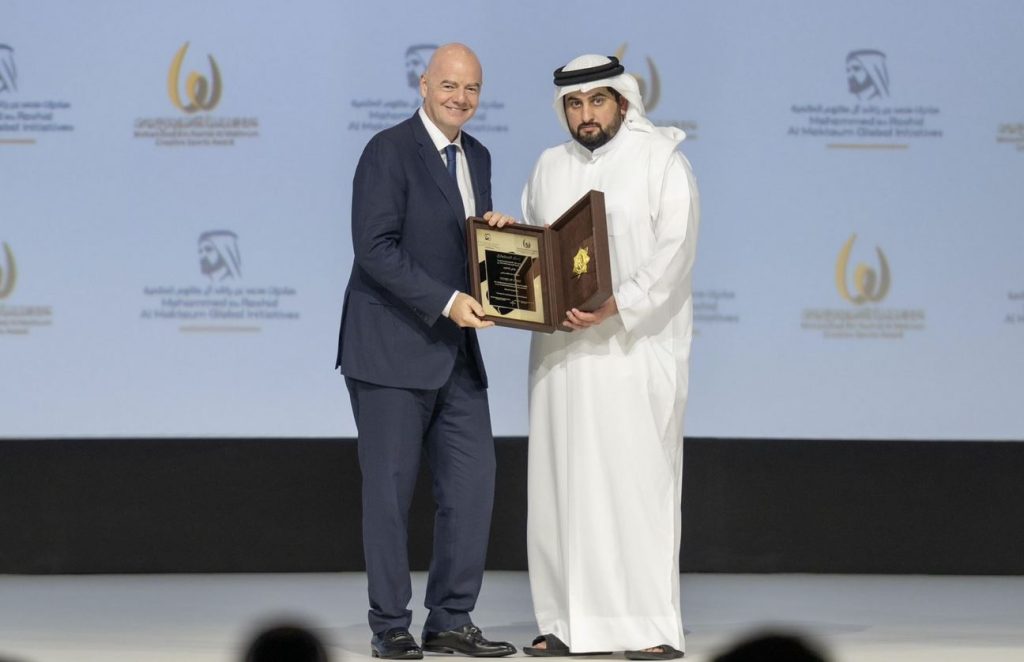 “فيفا”: جائزة محمد بن راشد للإبداع الرياضي التكريم الأرفع شأنا للشخصيات الرائدة