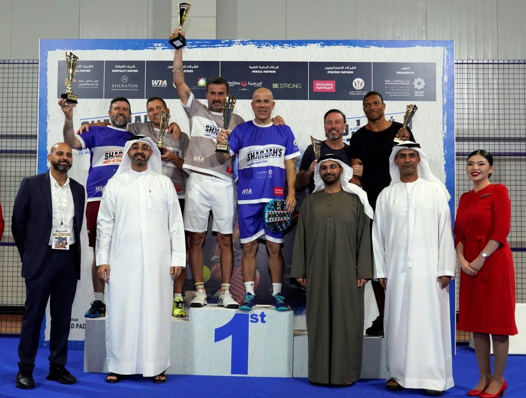 “دي بياجيو” و”بانوتشي” يتقلدان ذهب “البادل” في افتتاح “نجوم الكرة في الشارقة”