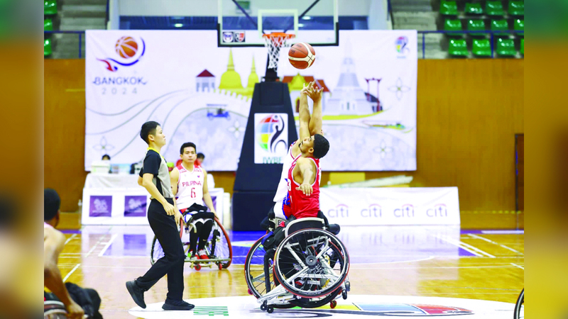 المنتخب يهزم الفلبين في افتتاح «آسيوية سلة الكراسي المتحركة»