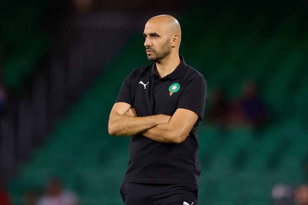 طلب من الركراكي إلى لاعبي “أسود الأطلس” قبل مواجهة الكونغو