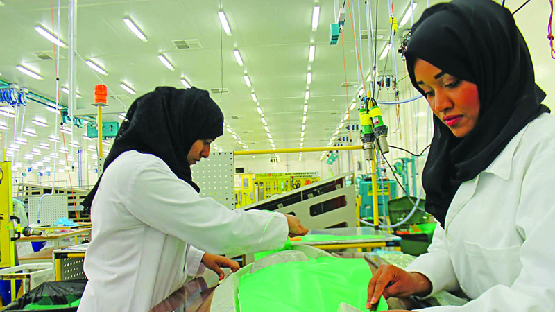 %23.1 نسبة نمو مشاركة المرأة في القطاع الخاص