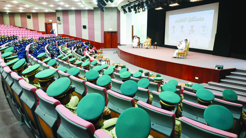 أكاديمية شرطة دبي تناقش مخرجات التعليم المتقدم