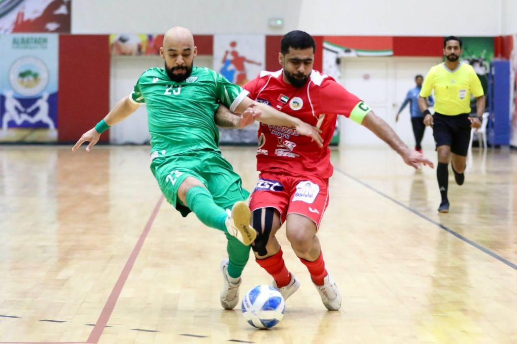 البطائح يهزم خورفكان ويقترب من درع دوري الصالات