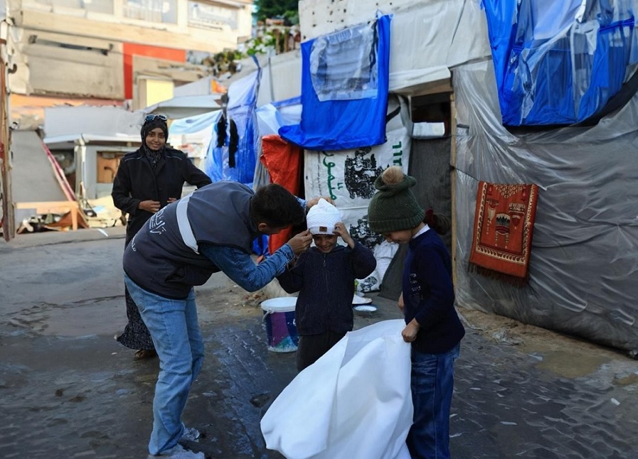 “زايد الإنسانية” تواصل تقديم المساعدات الإغاثية لأهالي غزة