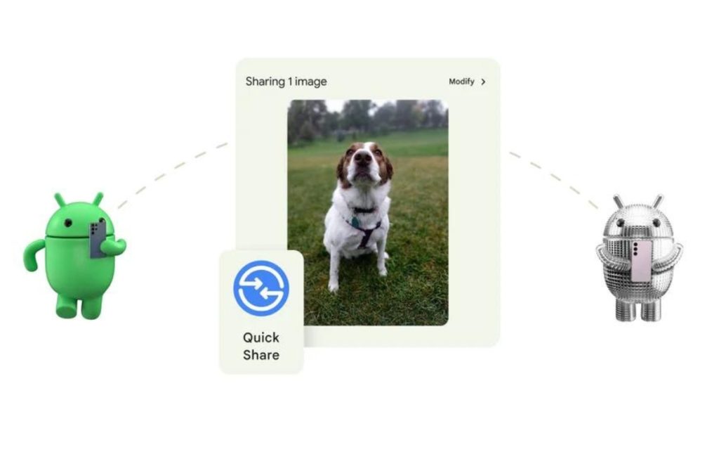 جوجل تطلق ميزة مشاركة الملفات Quick Share