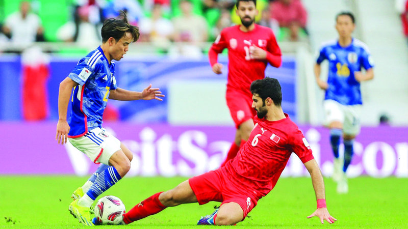 اليابان تبلغ ربع نهائي آسيا على حساب «الأحمر البحريني»