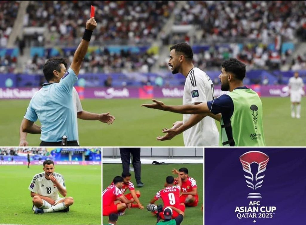 حسم الجدل حول احتفالية “المنسف”.. الاتحاد الآسيوي: طرد أيمن حسين صحيح