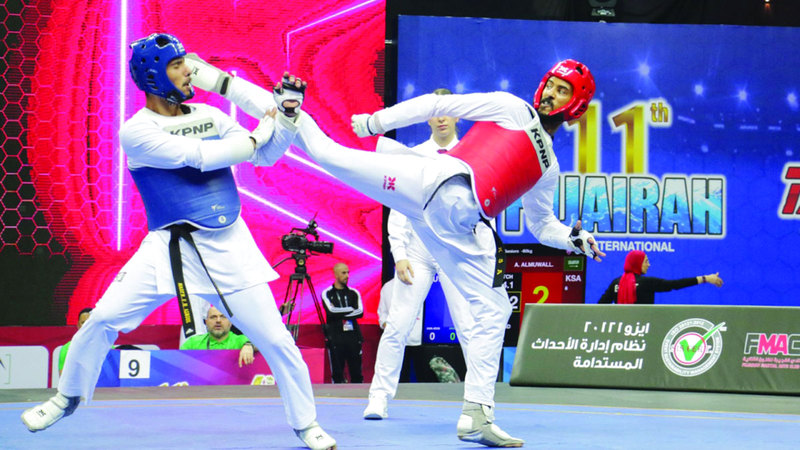 28 ميدالية لمنتخب التايكواندو في ختام بطولة العرب بالفجيرة