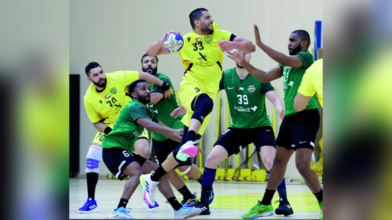 الوصل يفرض التعادل على شباب الأهلي في دوري اليد