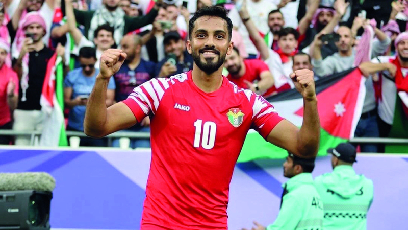 التعمري.. جناح يحمل «النشامى» إلى أوروبا