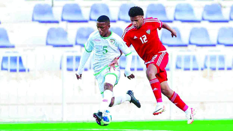 أبيض الناشئين يتعادل مع عُمان ودياً