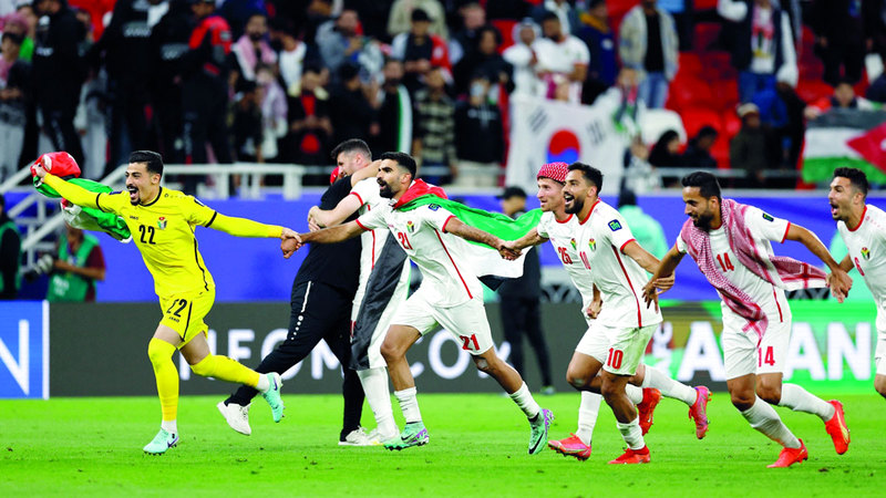 الأردن يدخل تاريخ آسيا بعزيمة «النشامى»