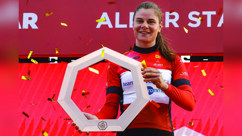 البلجيكية كوبيكي بطلة طواف الإمارات للسيدات