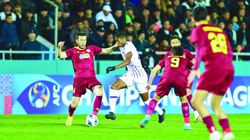 العين يكتفي بالتعادل «آسيوياً» أمام ناساف الأوزبكي