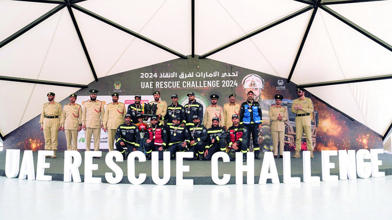 شرطة دبي تحصد المركز الأول في «تحدي الإمارات لفرق الإنقاذ 2024»