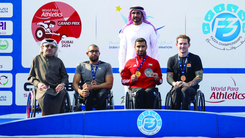 القايد يتوّج بالذهب في «دولية فزاع لقوى أصحاب الهمم»