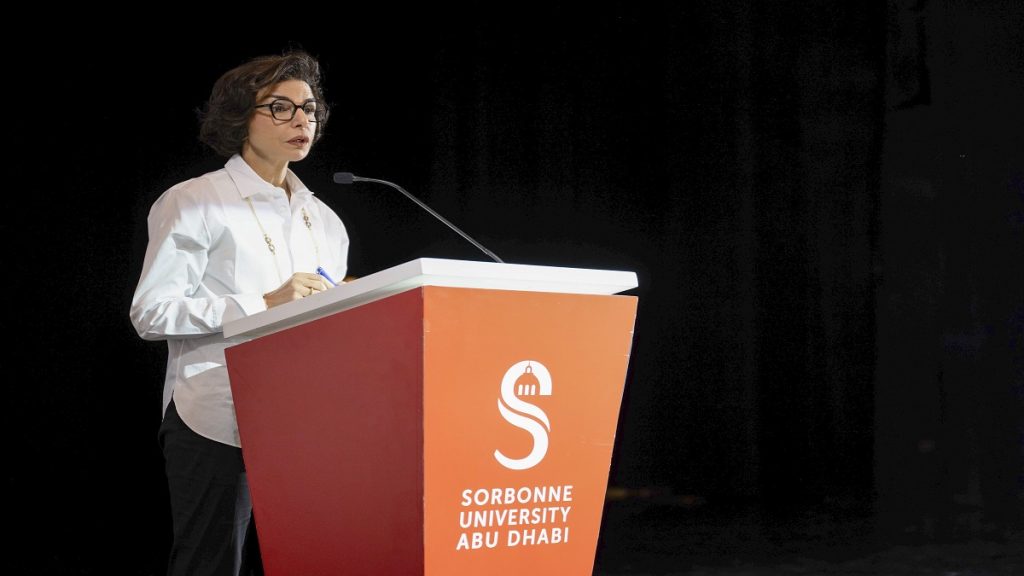 «السوربون أبوظبي» تستضيف حلقة نقاشية لوزيرة الثقافة الفرنسية
