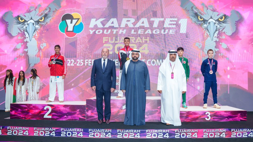 محمد الشرقي يشهد ختام الدوري العالمي للكاراتيه للشباب