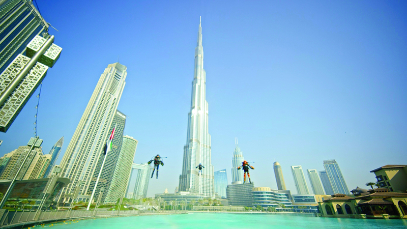 دبي تشهد أول بطولة للبدلات النفاثة في العالم