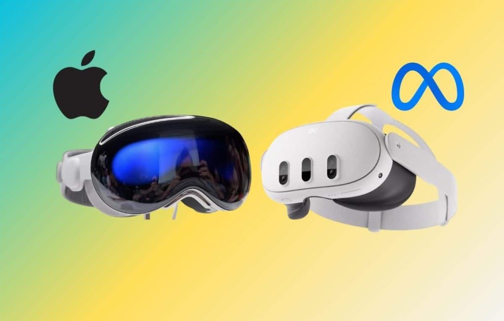 مقارنة بين نظارتي Apple Vision Pro و Meta Quest 3