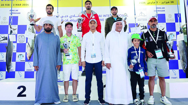 المهيري يخطف الأضواء في بطولة دبي لصيد الأسماك