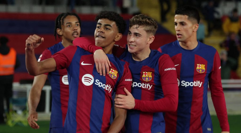 برشلونة يستعد لمواجهة نابولي بتجاوز مايوركا