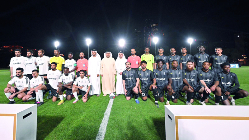افتتاح بطولة «كأس منصور بن زايد لكرة القدم»