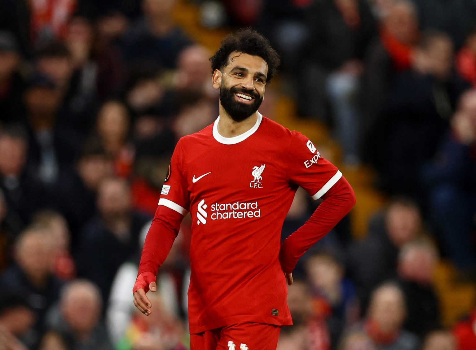 محمد صلاح يتألق وليفربول يستعرض قوته ضد سبارتا براغ