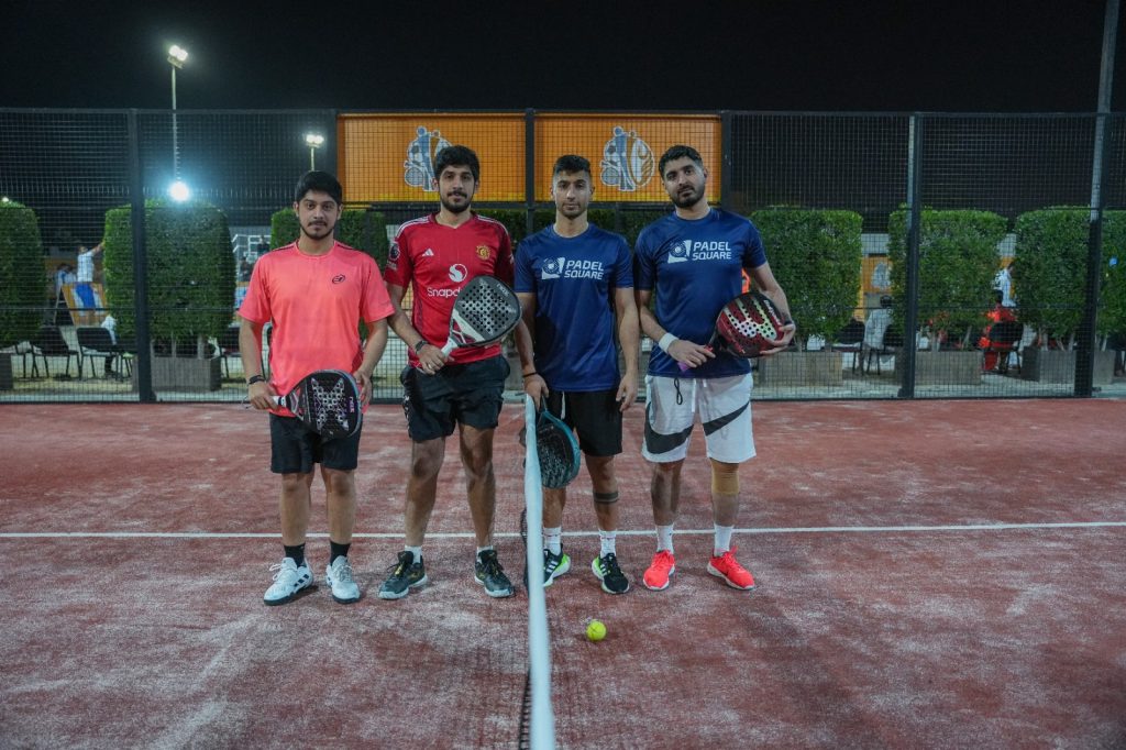 ختام الدور الأول لبطولة البادل تنس في عجمان الرياضية