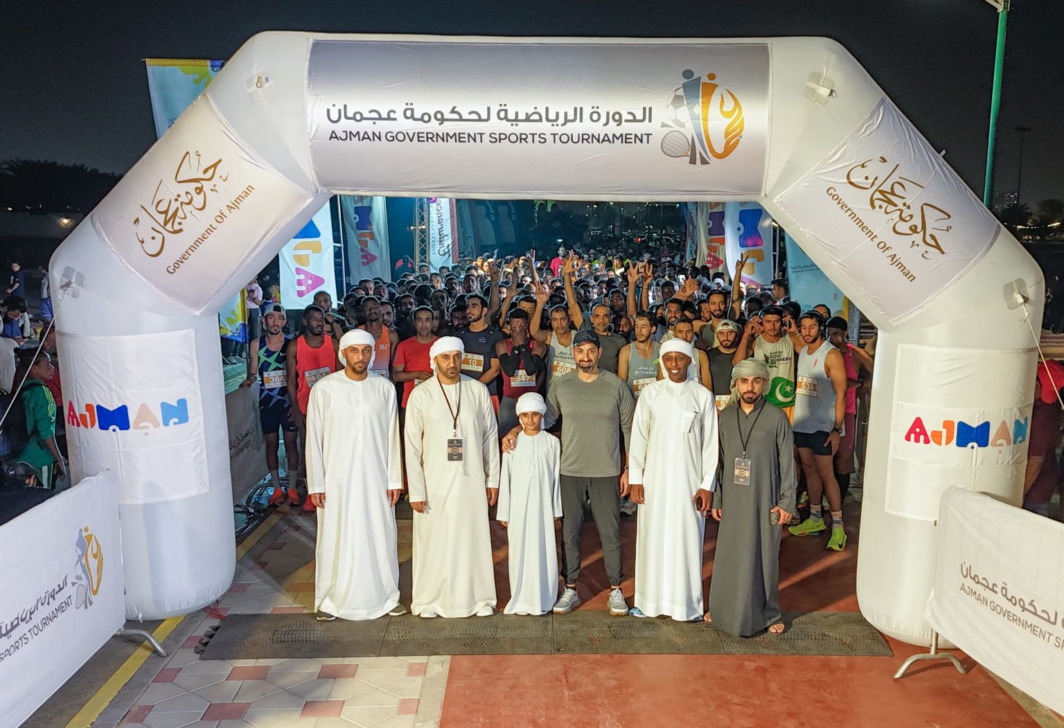 الاثيوبي ديمسي بطل سباق الجري في دورة عجمان الرياضية