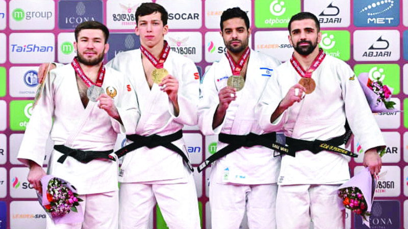 شفيلي يظفر بميدالية برونزية في «تبليسي غراند سلام للجودو»