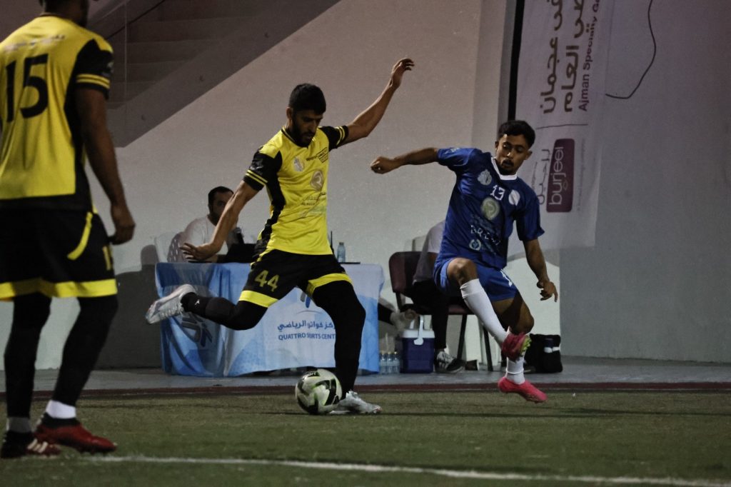 مواجهتان مثيرتان في نصف نهائي كرة قدم عجمان الرياضية