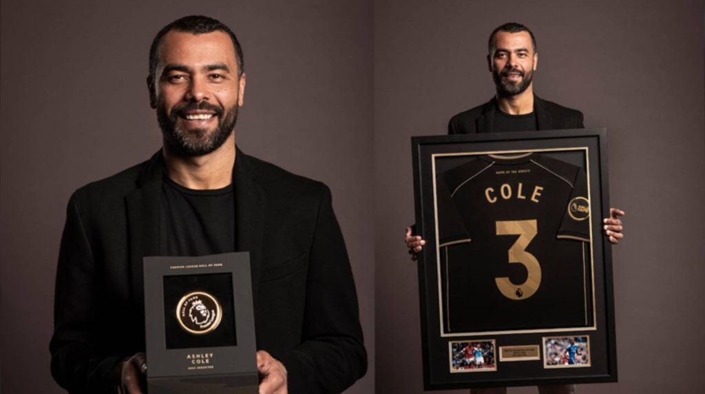 آشلي كول ينضم إلى قاعة مشاهير الدوري الإنجليزي