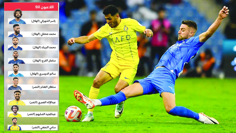 9 لاعبين صمدوا أمام رياح التغيير في الهلال والنصر.. ويظهرون في أبوظبي غداً