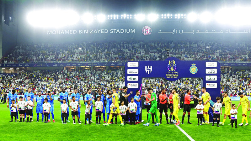 %800 نمواً في عوائد كأس السوبر السعودي بنسخة أبوظبي